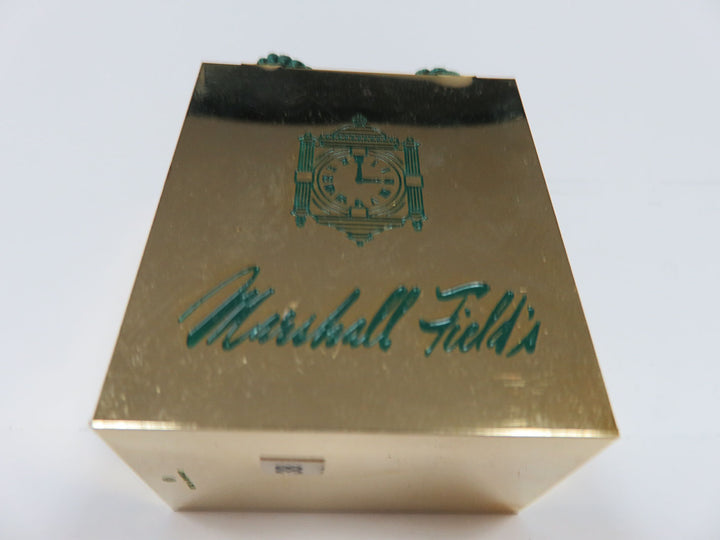 Marshall Field's Metal Shopping Bag
