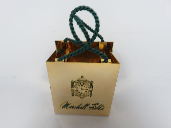 Marshall Field's Metal Shopping Bag