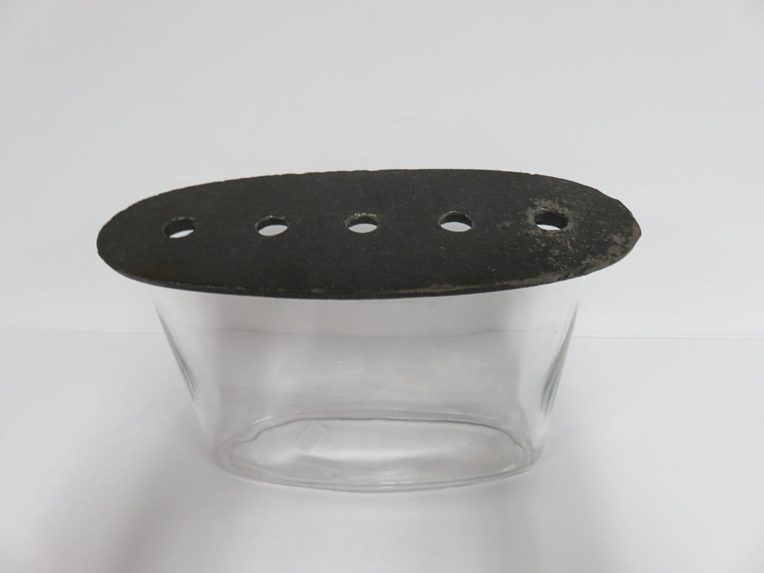 Rustic Metal/Glass Vase