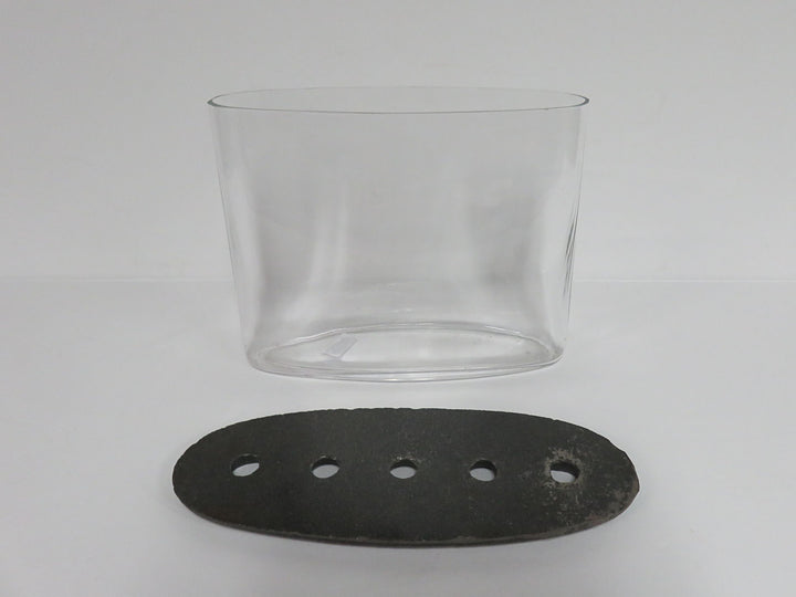 Rustic Metal/Glass Vase