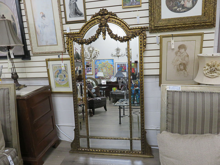 Ornate French Style Beveled Mirror