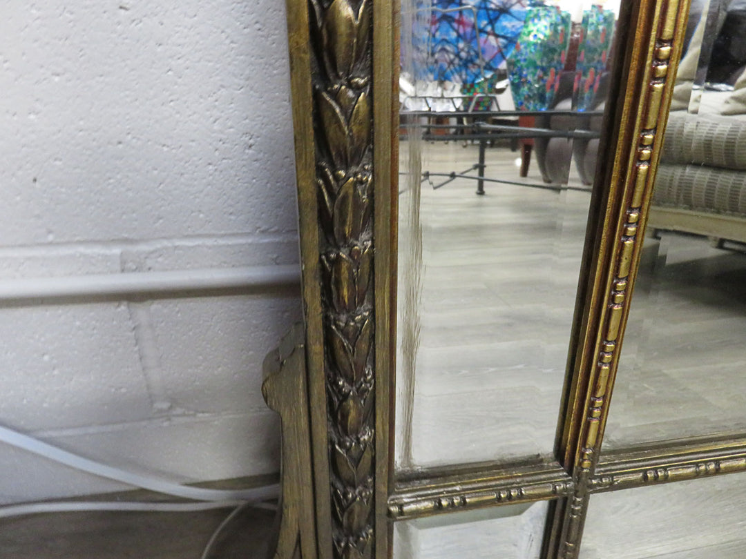 Ornate French Style Beveled Mirror