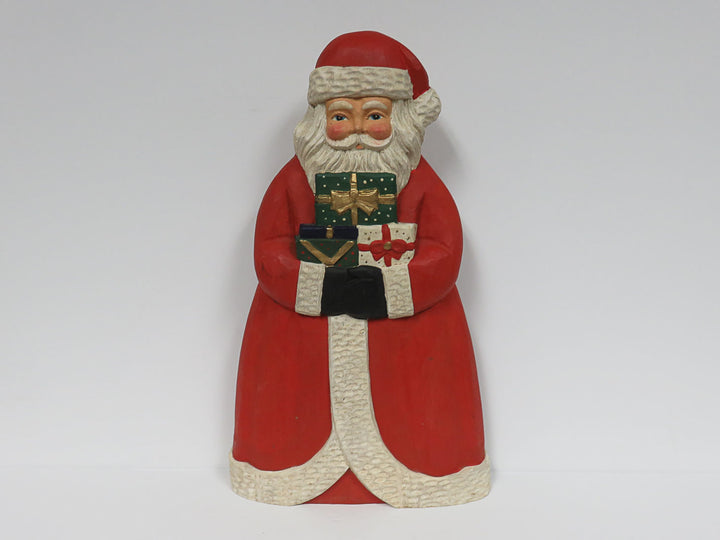 Carved Wood Santa