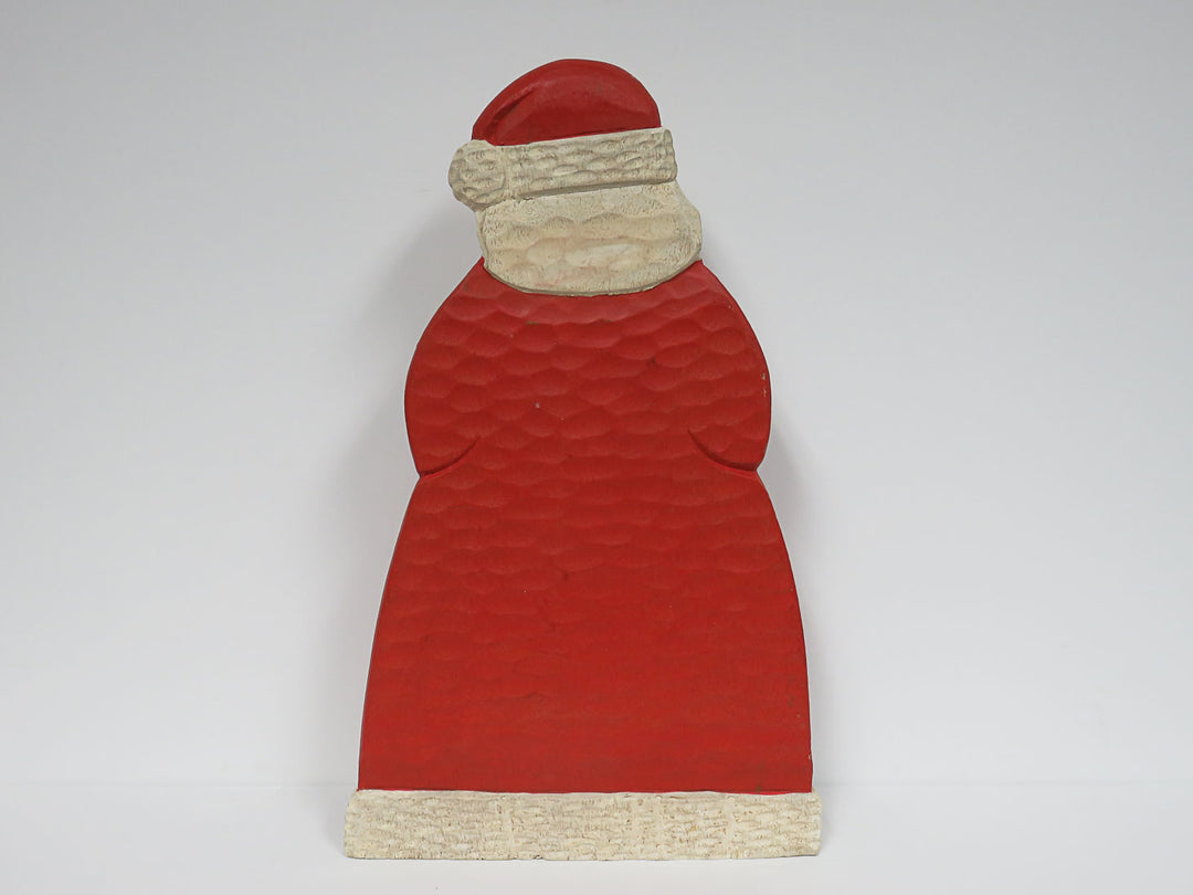 Carved Wood Santa