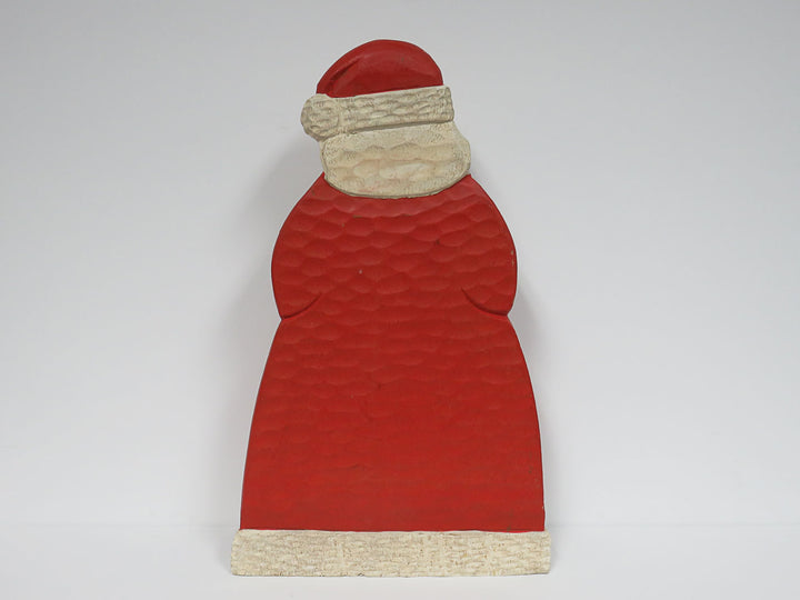 Carved Wood Santa