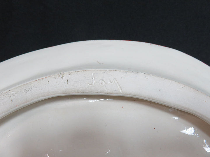 Vintage Santa Platter