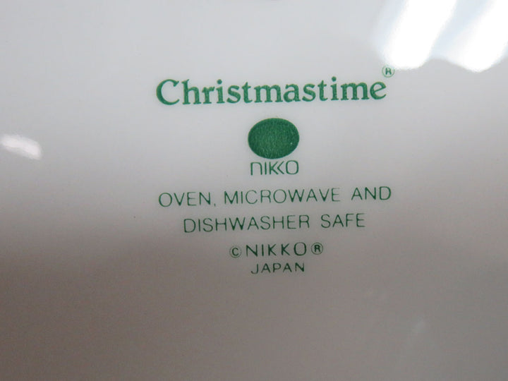 Nikko Christmas Salad Plates