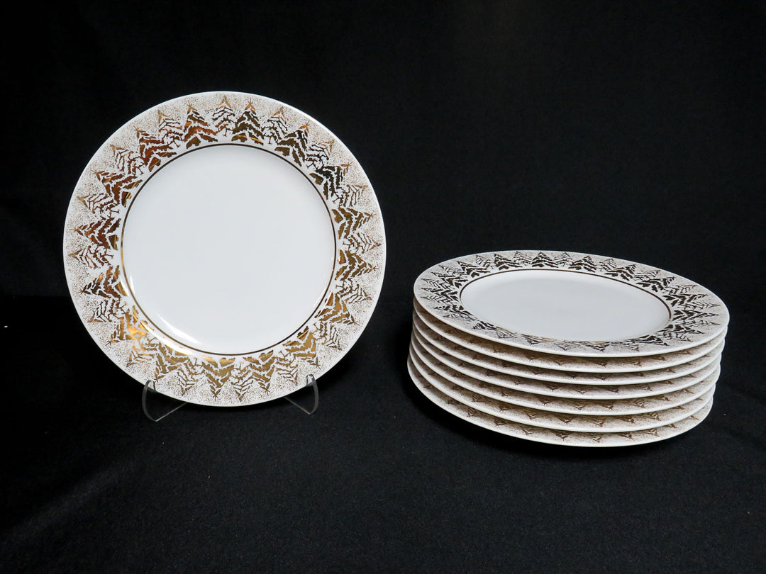 Dansk Christmas Salad/Dessert Plates