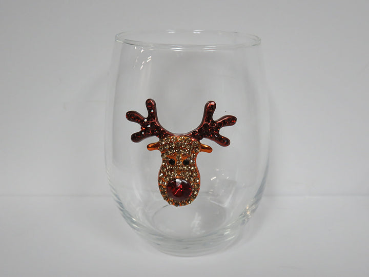 Christmas Stemless Wine Glasses