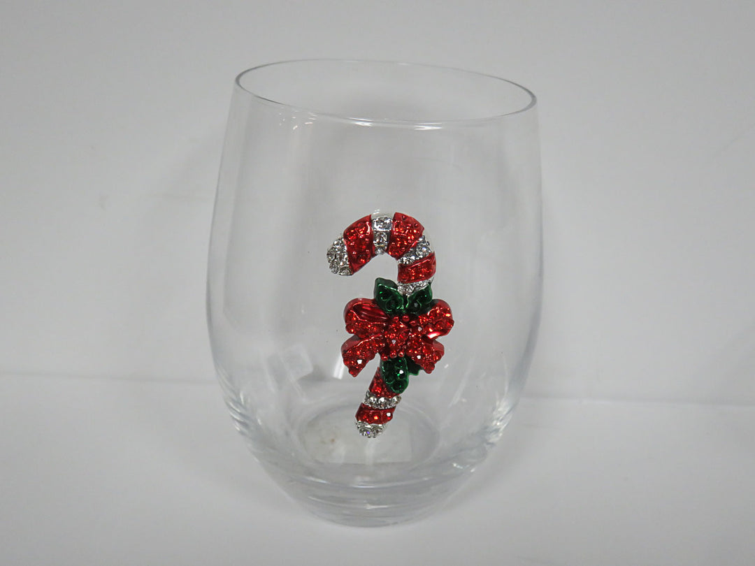 Christmas Stemless Wine Glasses