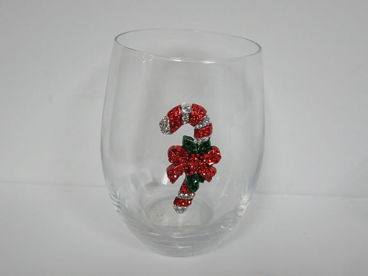 Christmas Stemless Wine Glasses