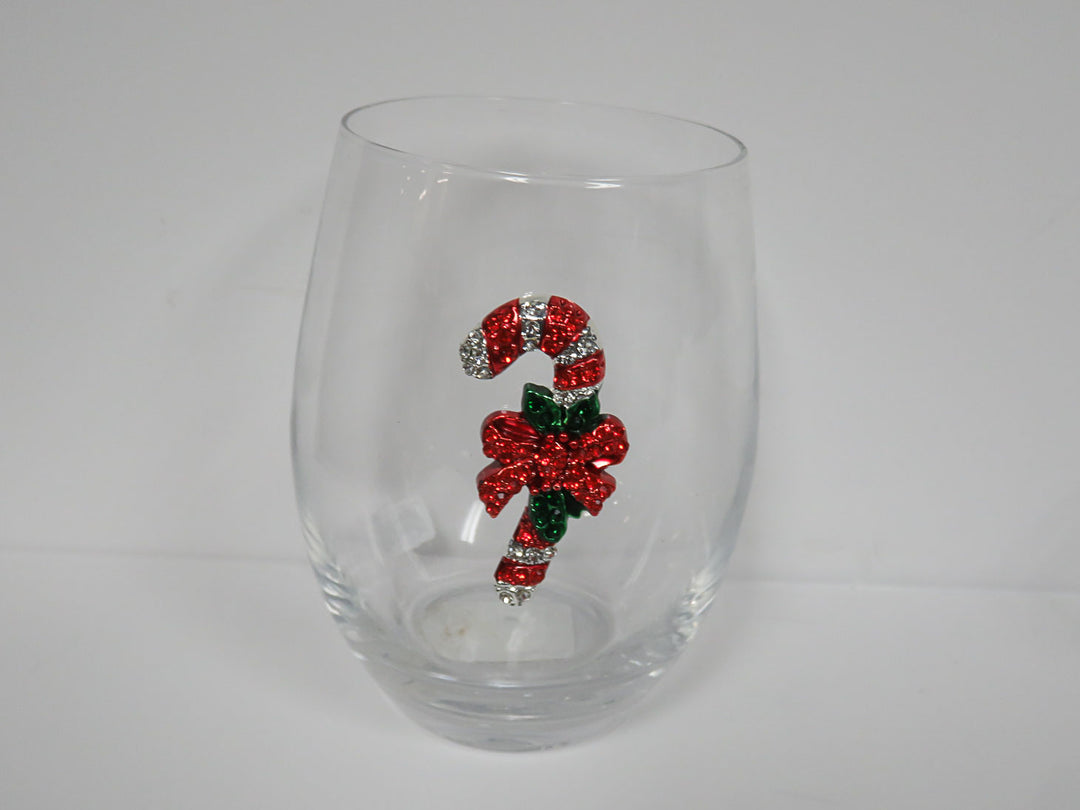 Christmas Stemless Wine Glasses