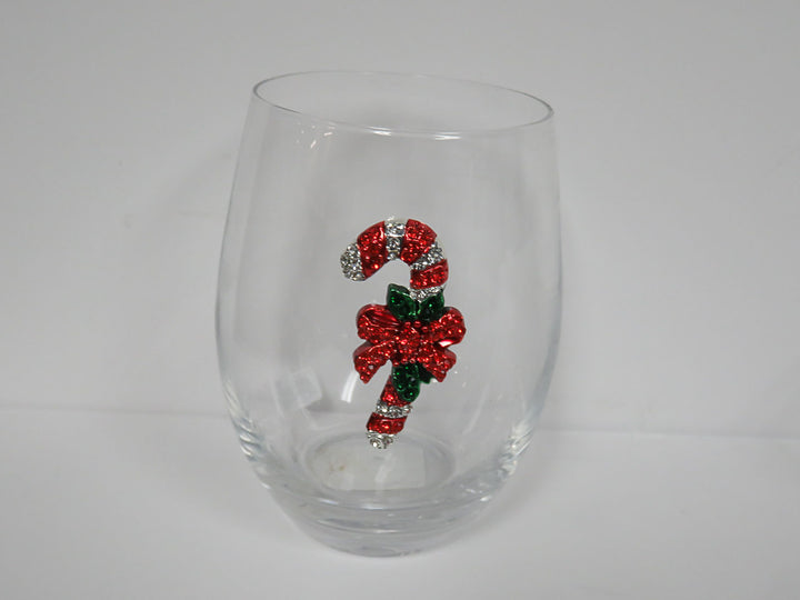 Christmas Stemless Wine Glasses