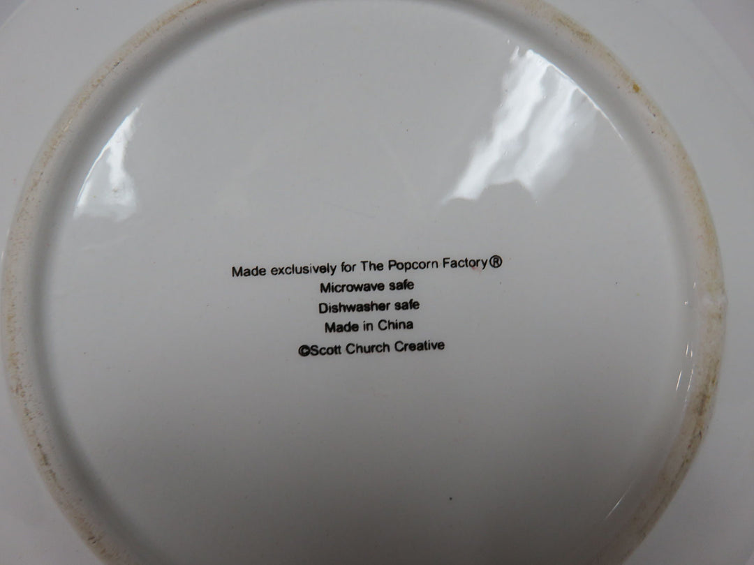 Snowman Appetizer Plates