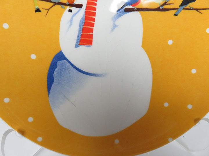 Snowman Appetizer Plates