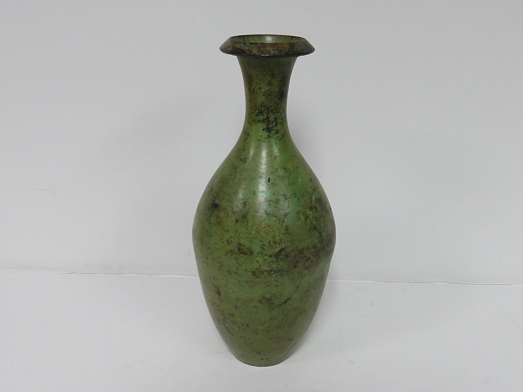 Green and Brown Verdtigris Vase