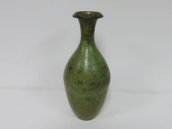 Green and Brown Verdtigris Vase