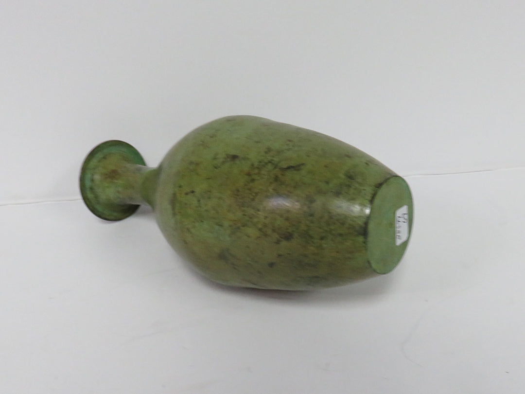 Green and Brown Verdtigris Vase