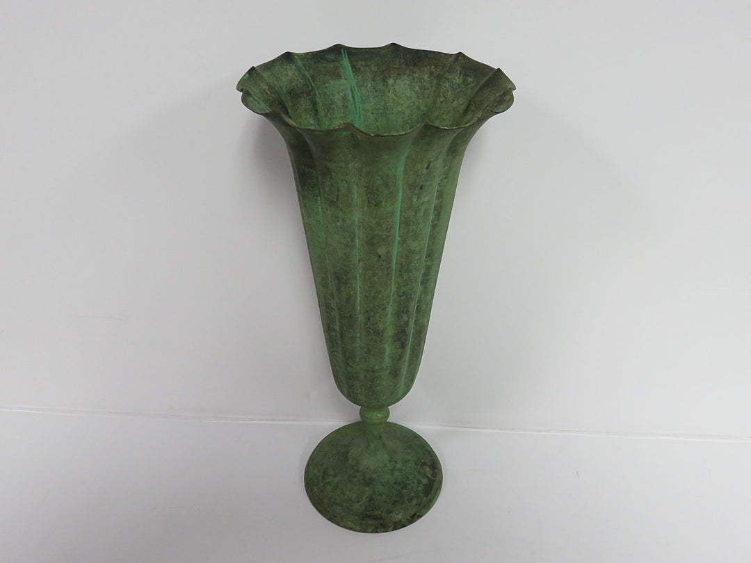 Green Patina Vase