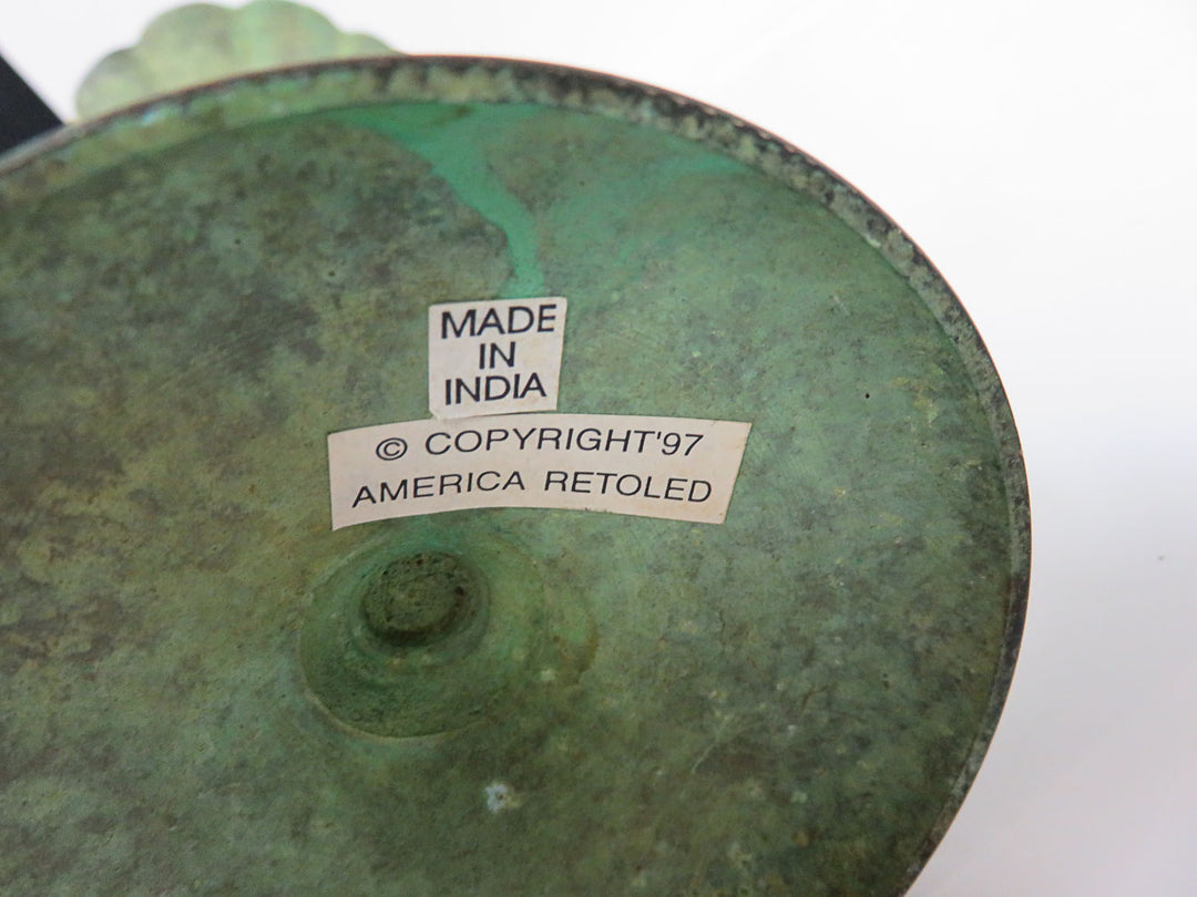 Green Patina Vase