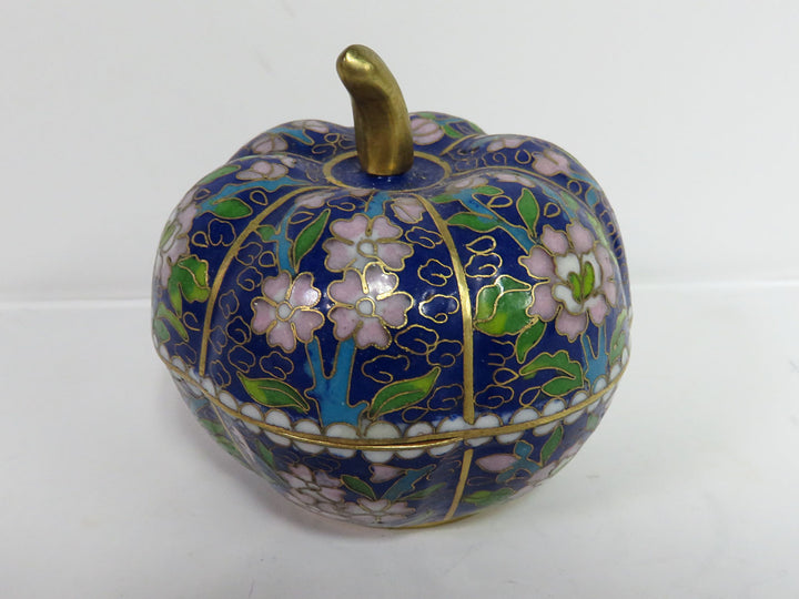 Blue and Pink Cloisonne Box