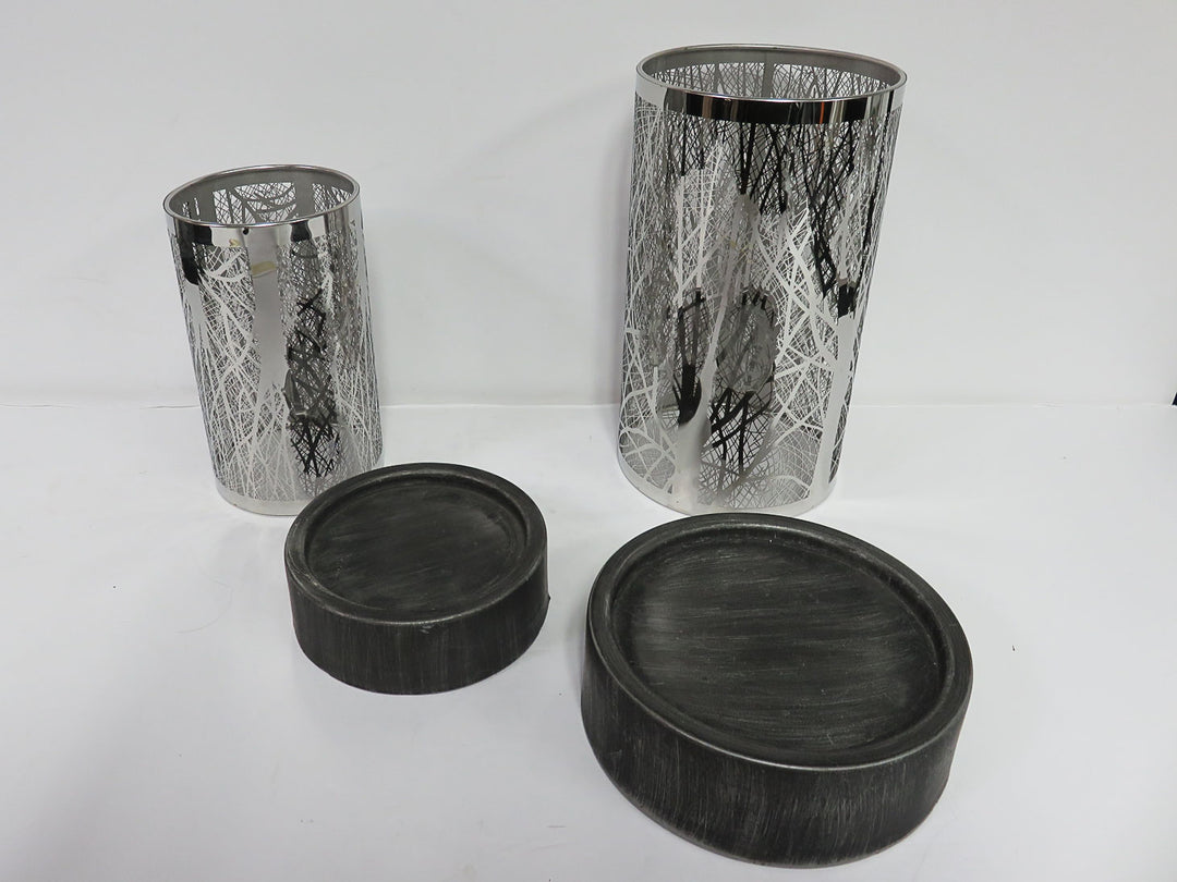 Set of Cylinder Candleholders