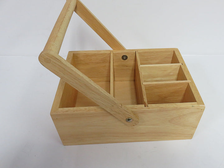 Wood Silverware Caddy