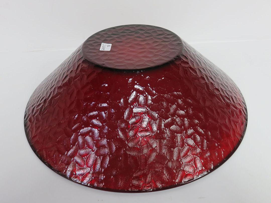 Ruby Red Glass Bowl