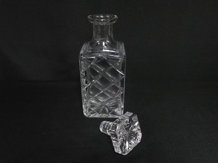 Diamond Pattern Spirits Decanter