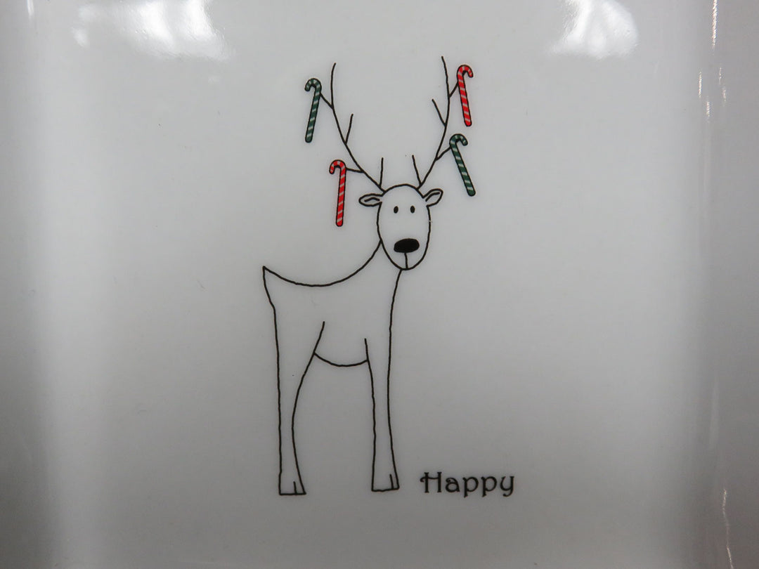 Reindeer Divided Serving Dish