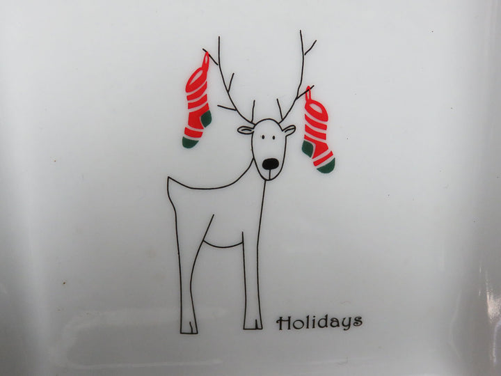 Reindeer Divided Serving Dish