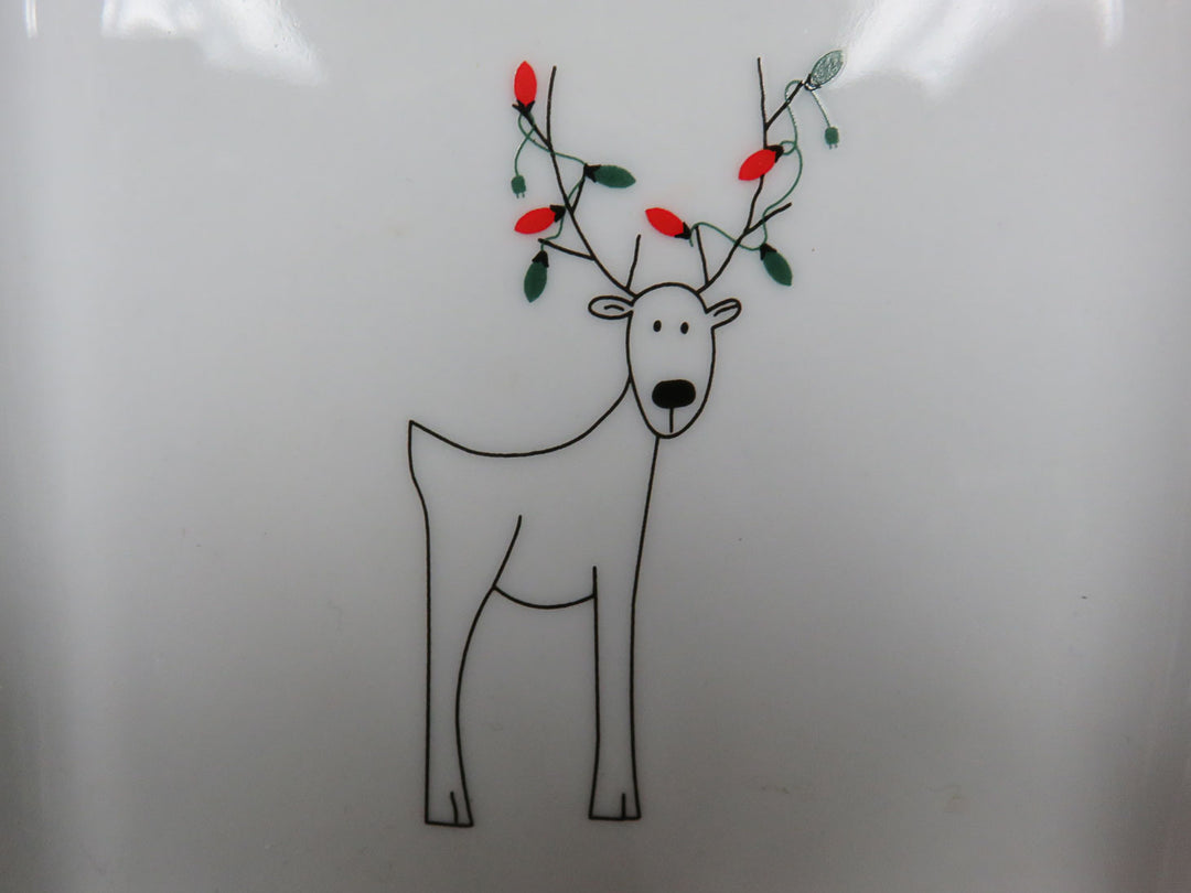 Reindeer Divided Serving Dish