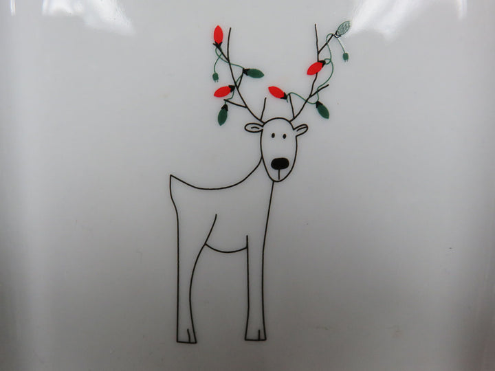 Reindeer Divided Serving Dish