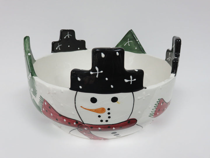Decorative Snowmen Bowl