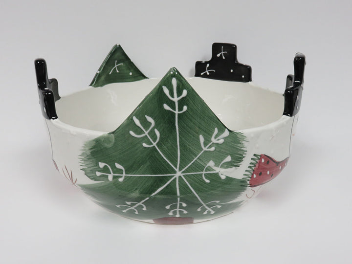 Decorative Snowmen Bowl