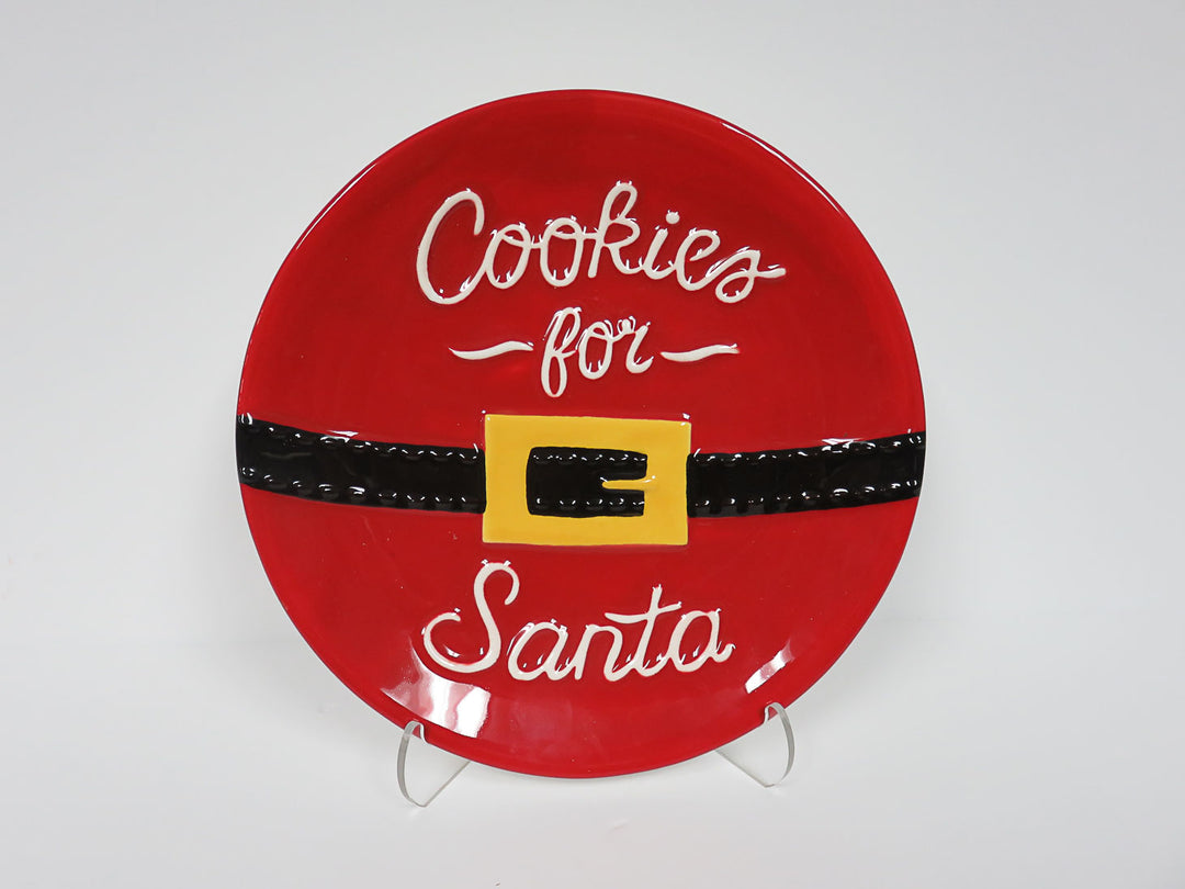 Santa's Cookie Plate and Milk Jug