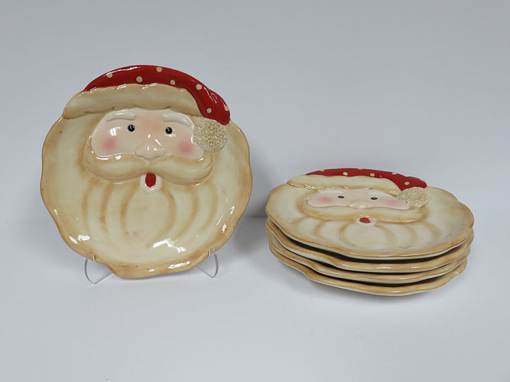 Santa Salad/Dessert Plates