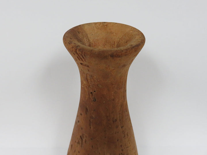 Hand Carved Wood Vase