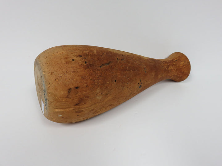 Hand Carved Wood Vase