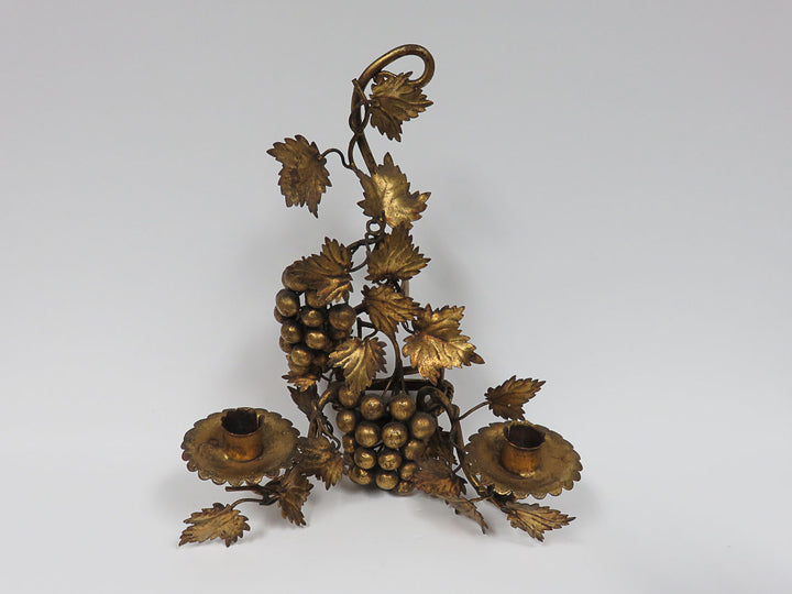 Ornate Burnished Gold Sconce