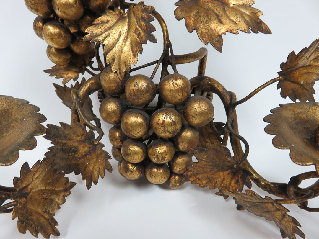 Ornate Burnished Gold Sconce