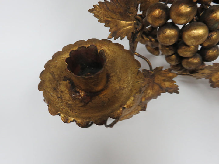 Ornate Burnished Gold Sconce