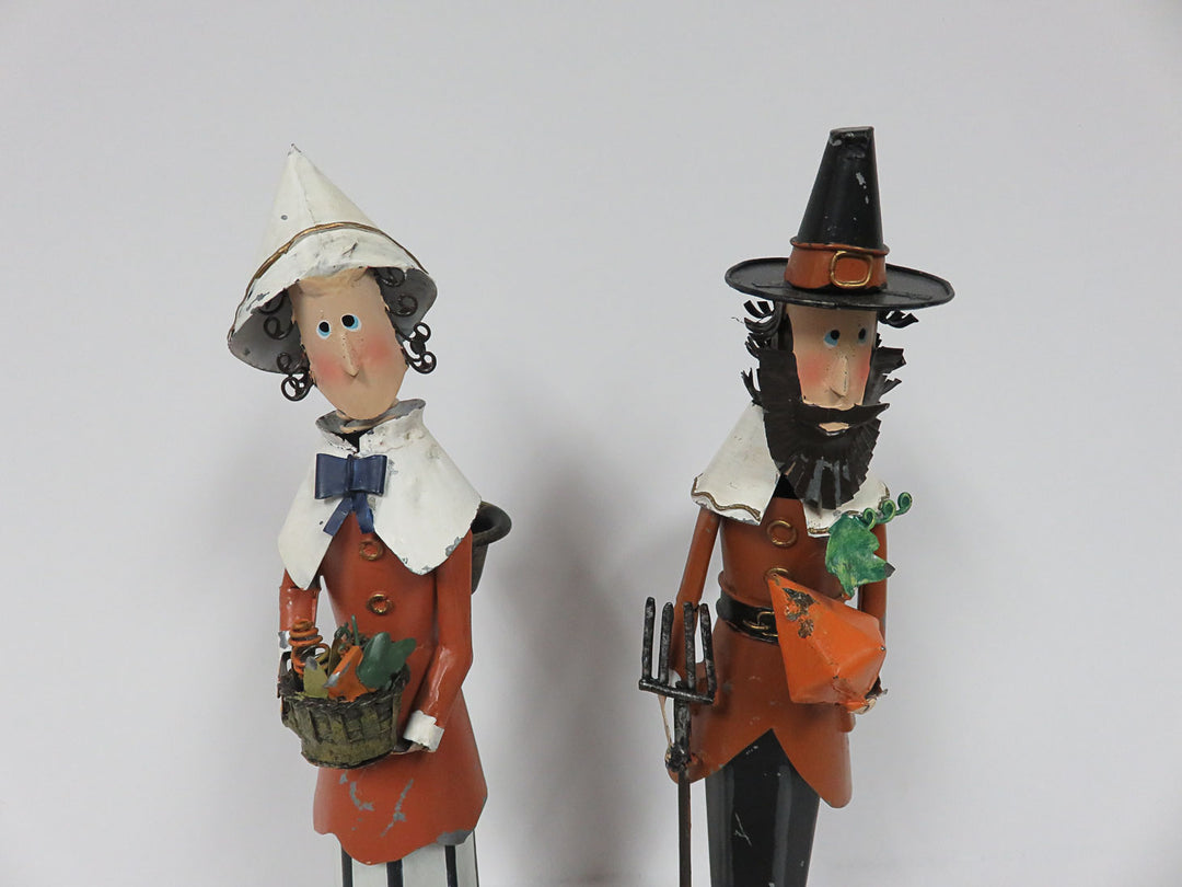 Thanksgiving Pilgrim Candleholders