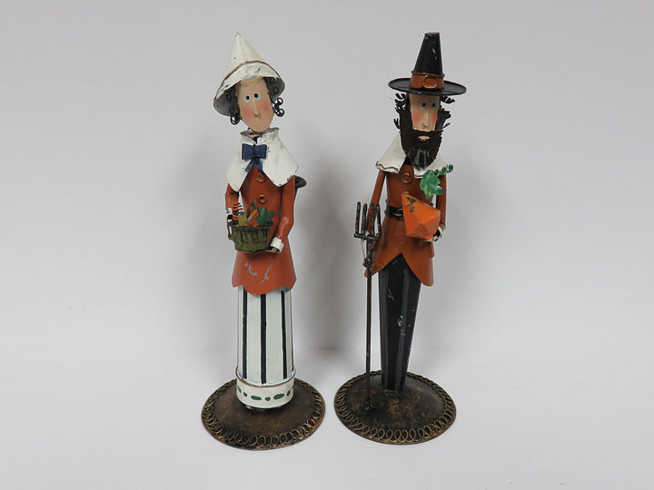 Thanksgiving Pilgrim Candleholders