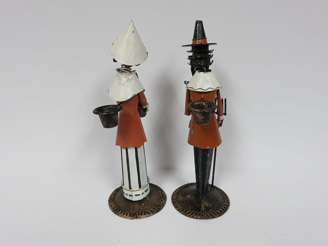 Thanksgiving Pilgrim Candleholders