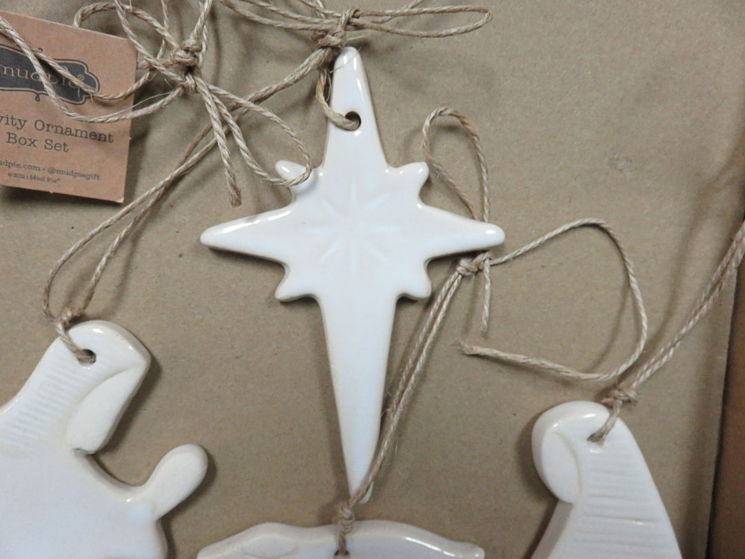 Mud Pie Nativity Ornaments