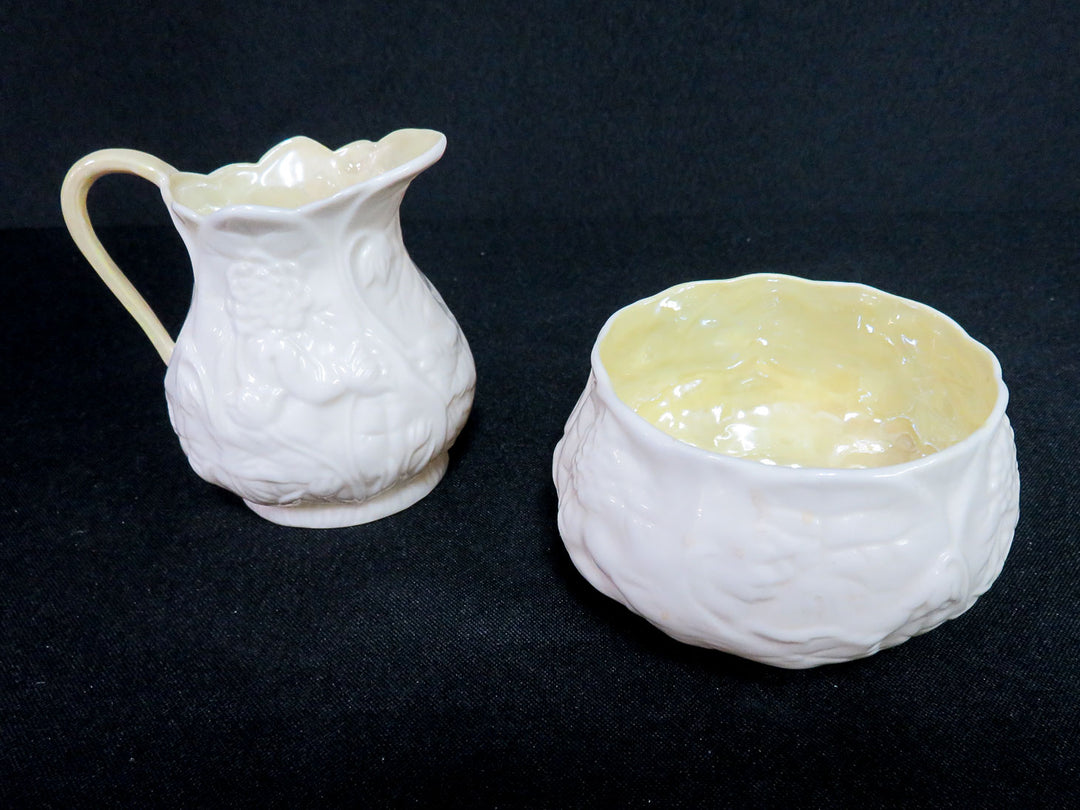 Belleek Cream & Sugar
