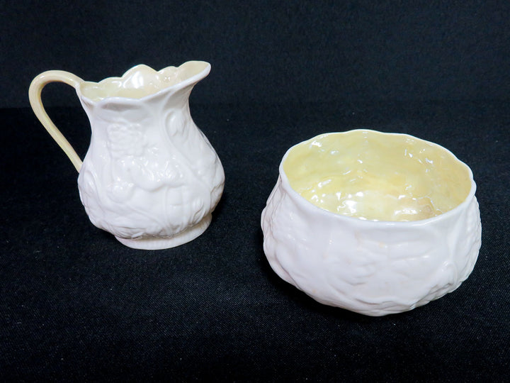 Belleek Cream & Sugar