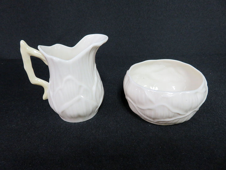 Belleek Cream & Sugar