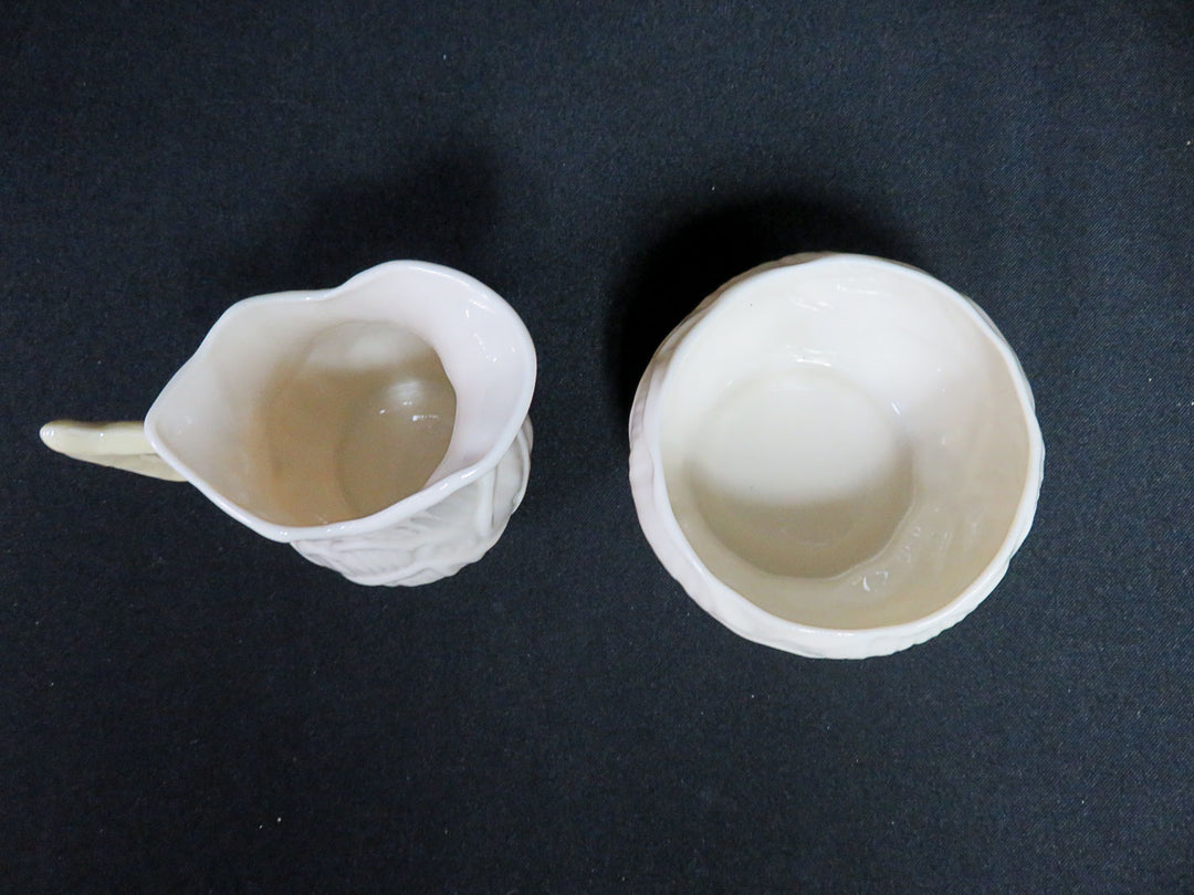 Belleek Cream & Sugar
